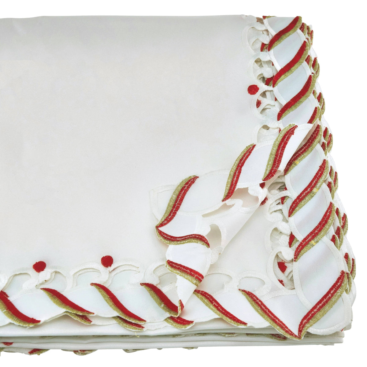 Candy Cane Design Holiday Christmas Tablecloth C5759