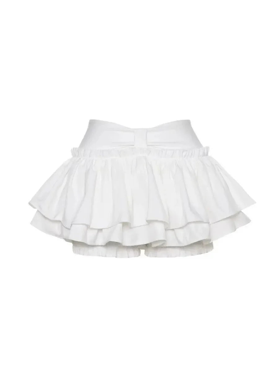 Ruffle Shorts W3363