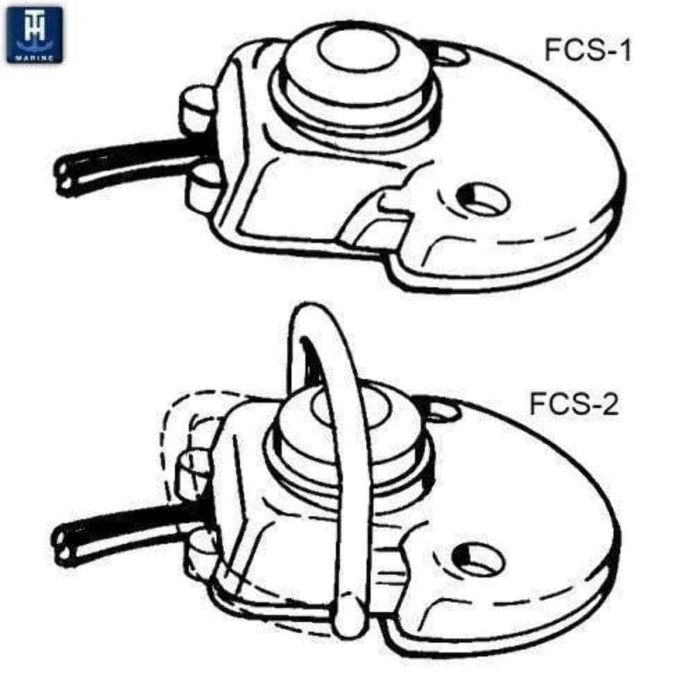 Foot Cntrl Swtch W/lever T-h Marine Fcs-2-dp Z734