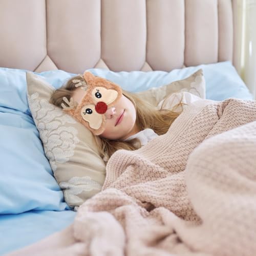 2 Pack Plush 3D Contoured Breathable Sleep Mask R952335