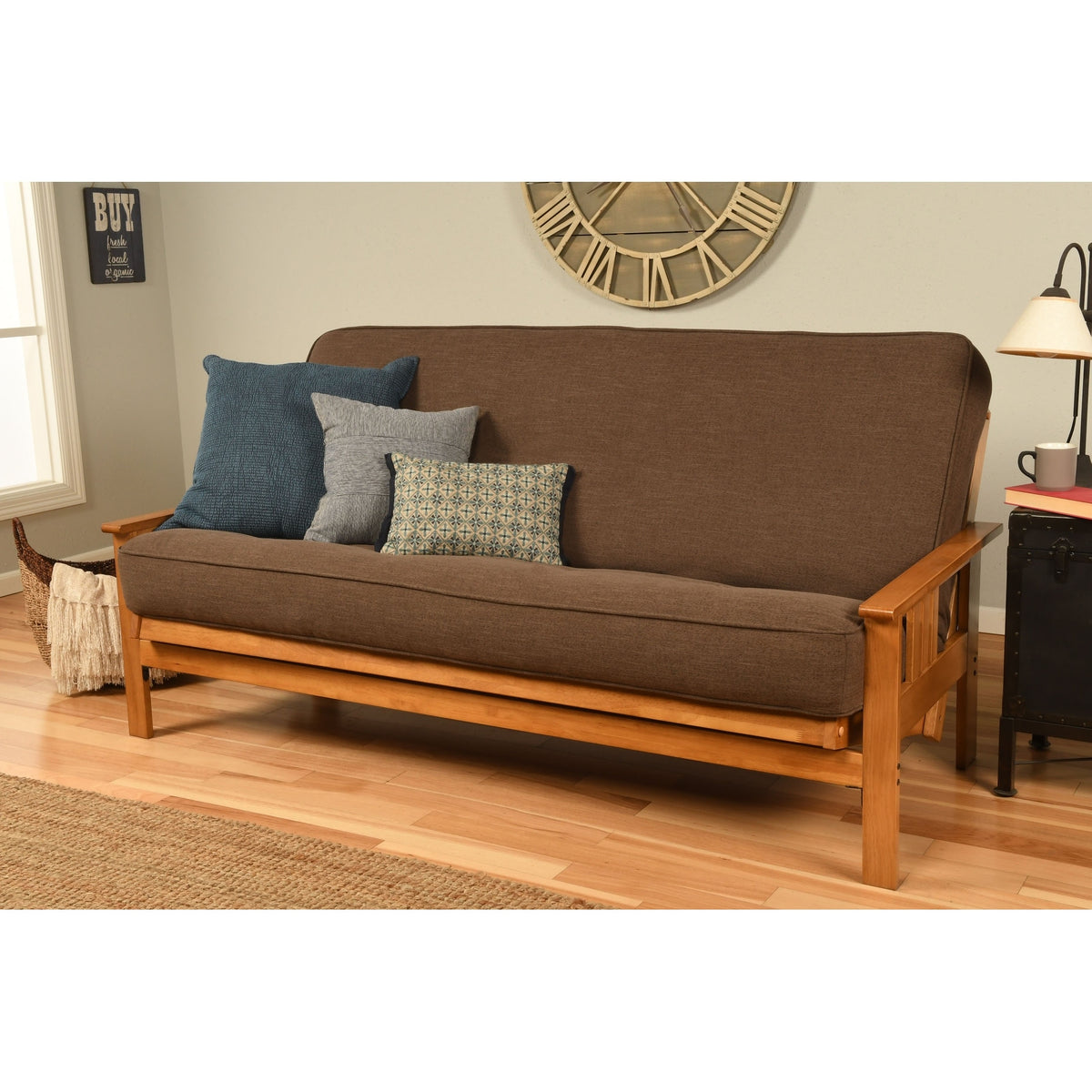 Monterey Sofa with Removable Linen Mattress Cover A14603