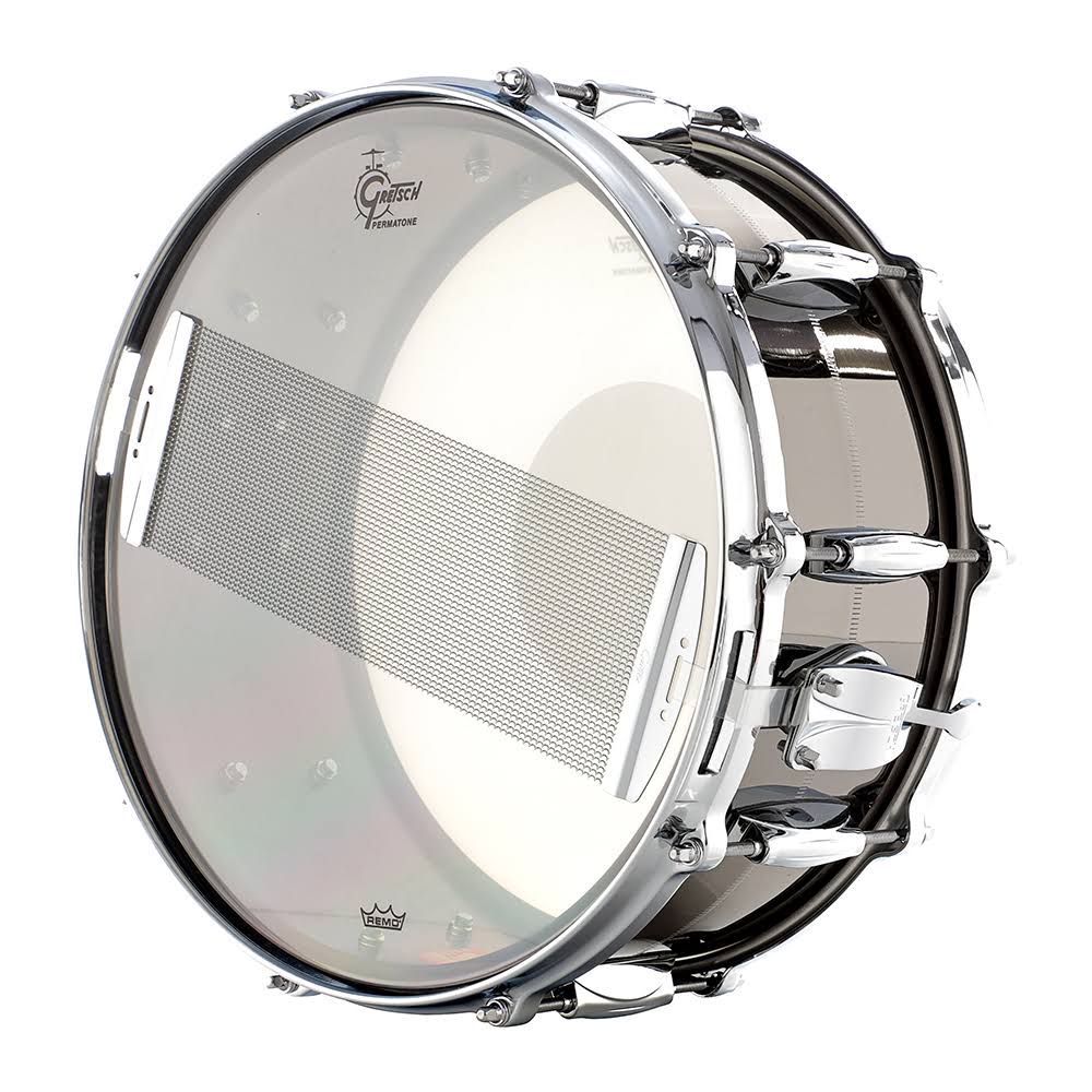 6x22 x 14x22 Black Nickel Over Brass Snare Drum P6164