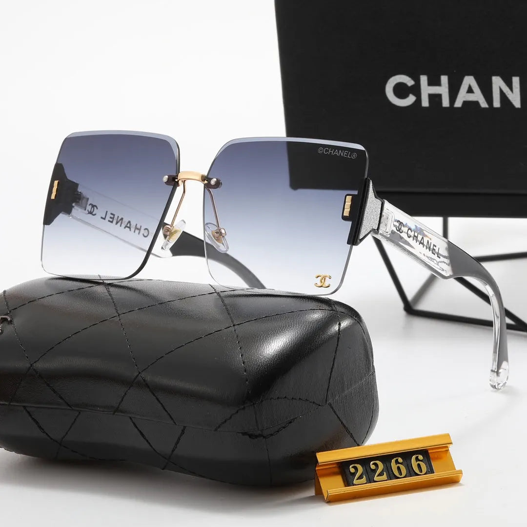 Transparent Printing Temple Polarized Sunglasses P855345