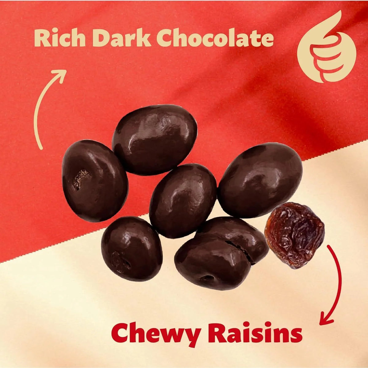 Dark Chocolate Covered Raisins 2-Pound Bag Z25547