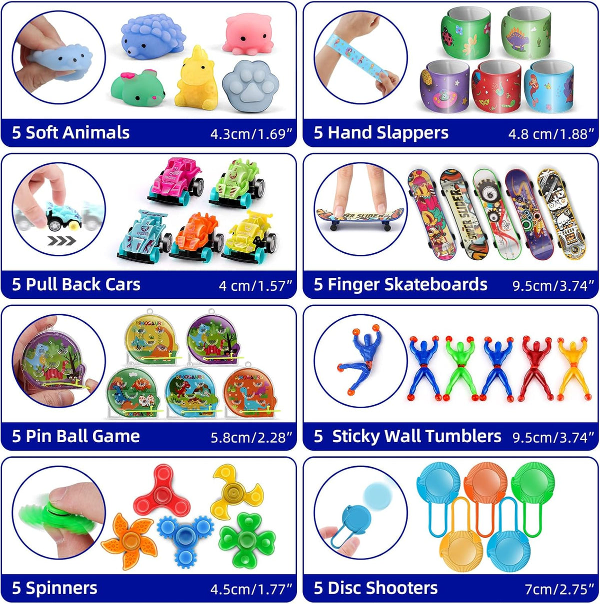 1000PCS Carnival Prizes Prize Box Toys Pinata Fillers Goodie Bag Toys Bulk E316
