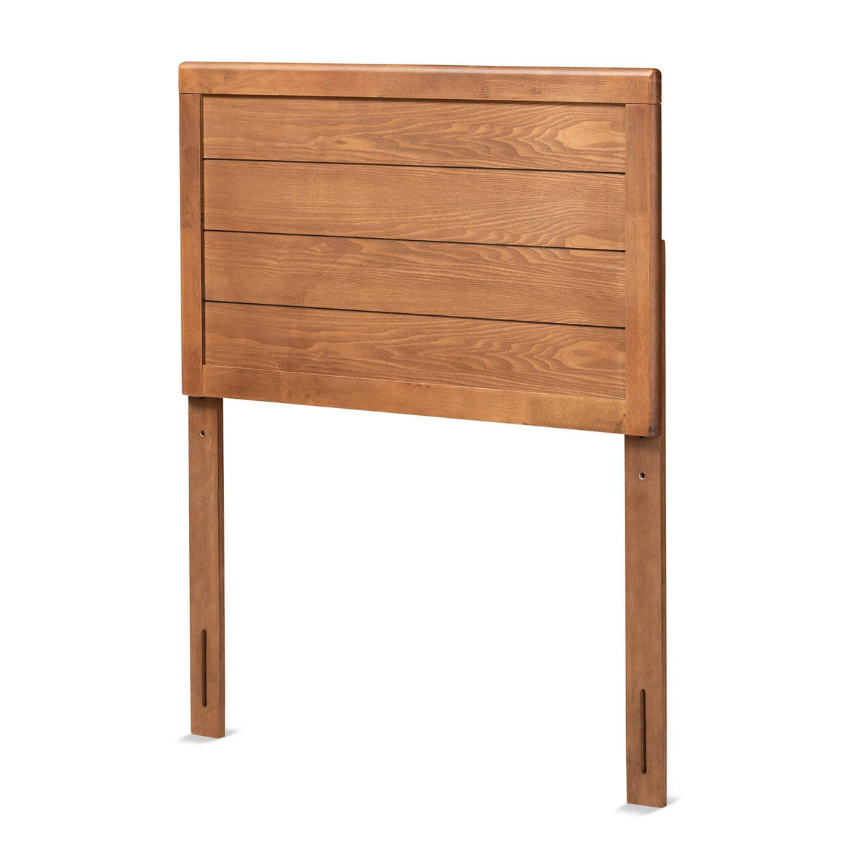 Walnut Brown Finished Wood Twin Size Headboard E2505