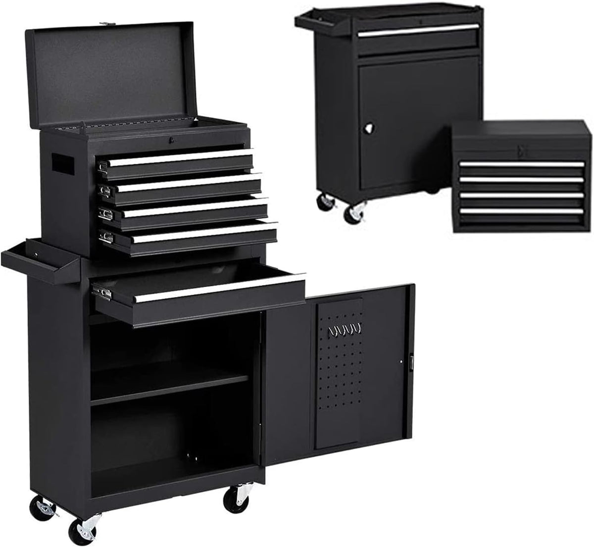 5-Drawer Rolling Tool Chest with Lockable Drawers J694