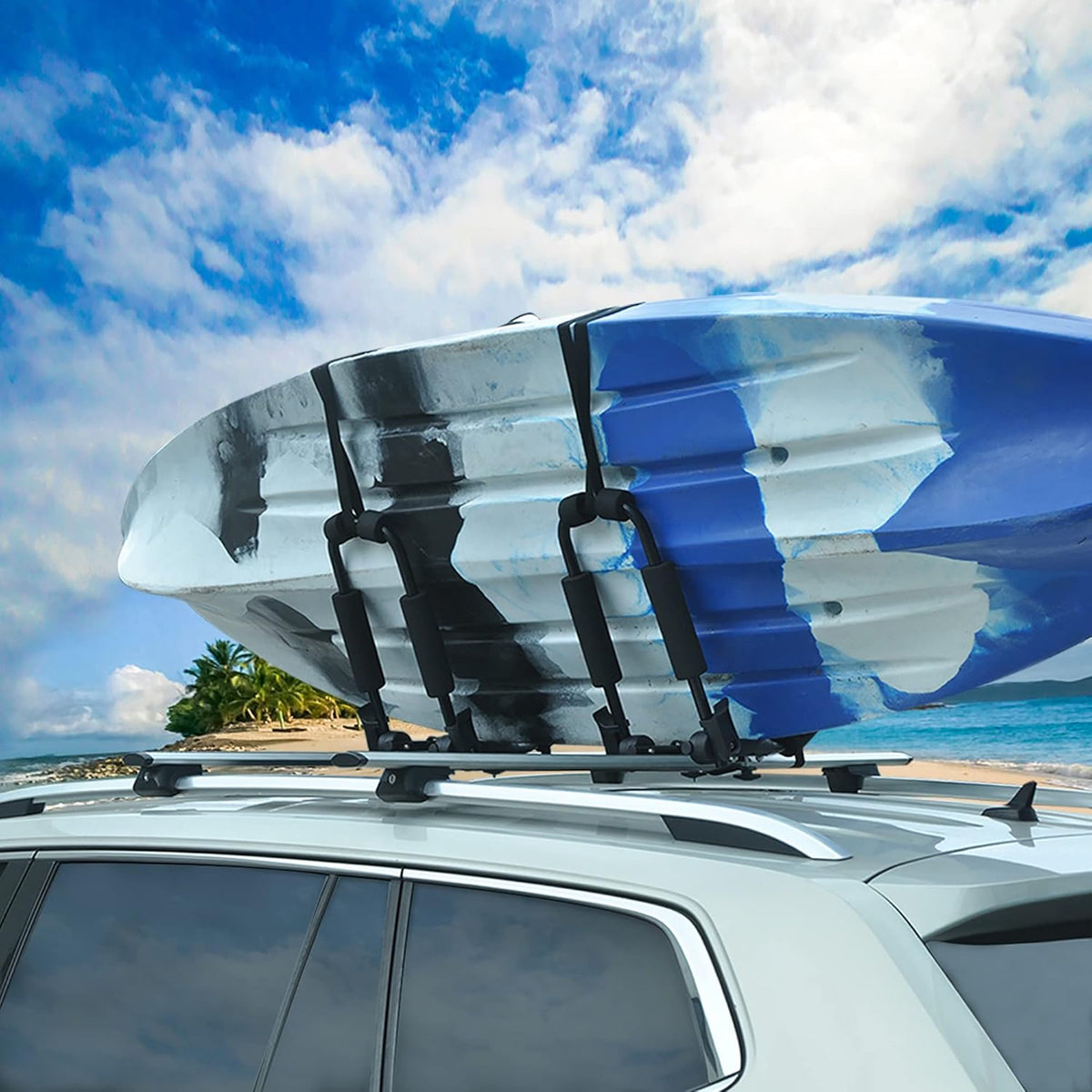 J-Style Foldable Kayak Roof Rack Pack of 2 K29308