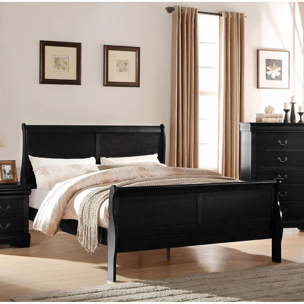 Black Eastern King Bed T574