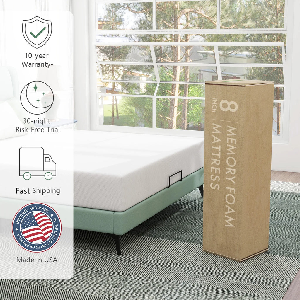 10" Memory Foam Mattress W206