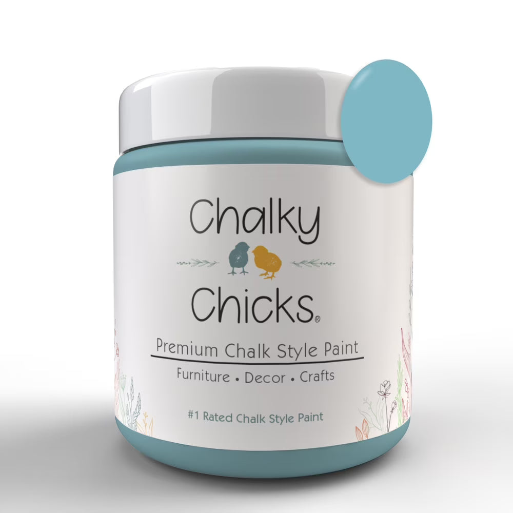 Aqua Bay (Aqua Blue) 16 oz Chalk Style Paint Y975