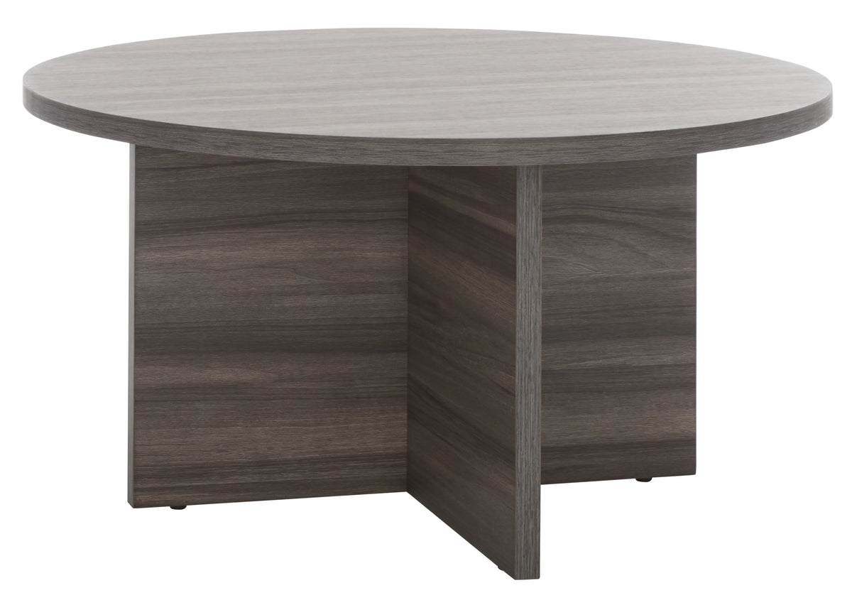 32 in. Round Slate Grey Coffee Table T53112