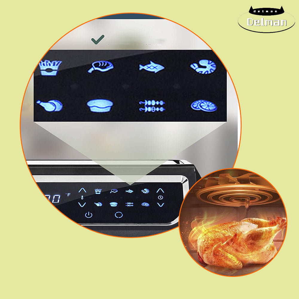 Digital Air Fryer Oven with 8 Cooking Presets F379228