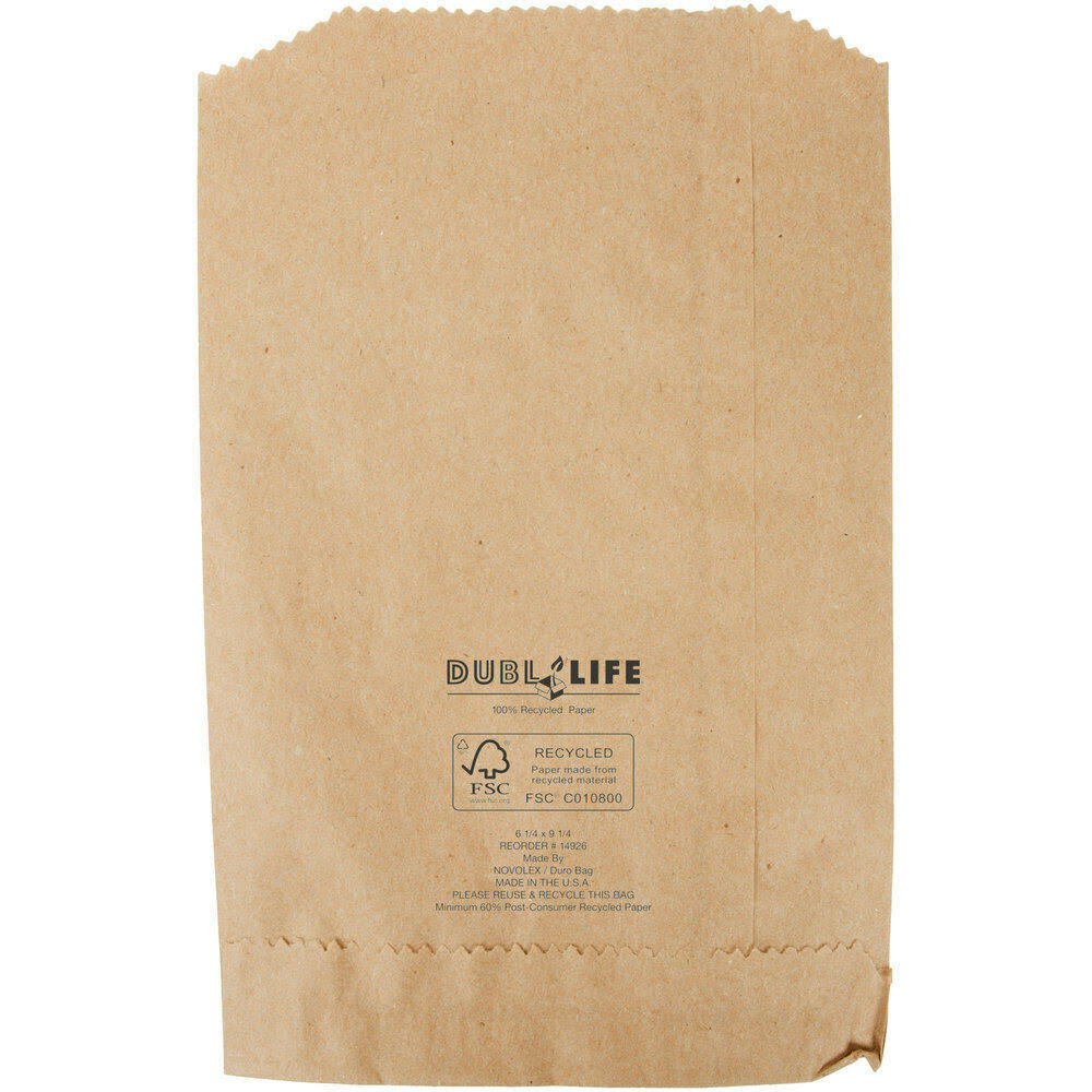 Kraft Flat Merchandise Bags B467022