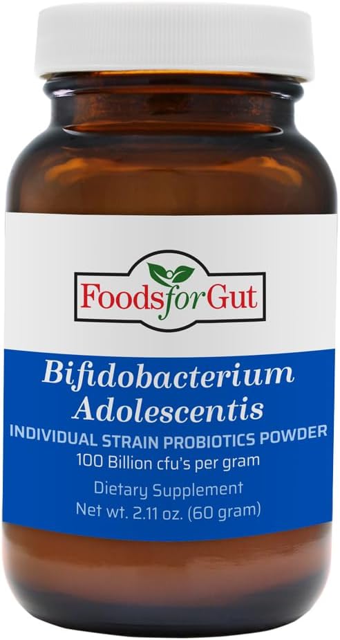 Bifidobacterium Adolescentis Probiotic Powder 100 Billion cfu's 60 Gram Z95212