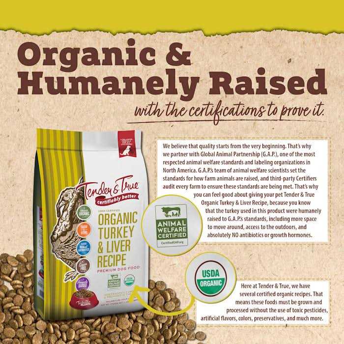 Organic Turkey & Liver Recipe Dog Food B88859