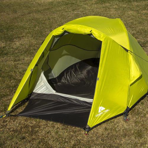2 Person Lightweight Backpacking Tent, Green, 7.83 lbs E942