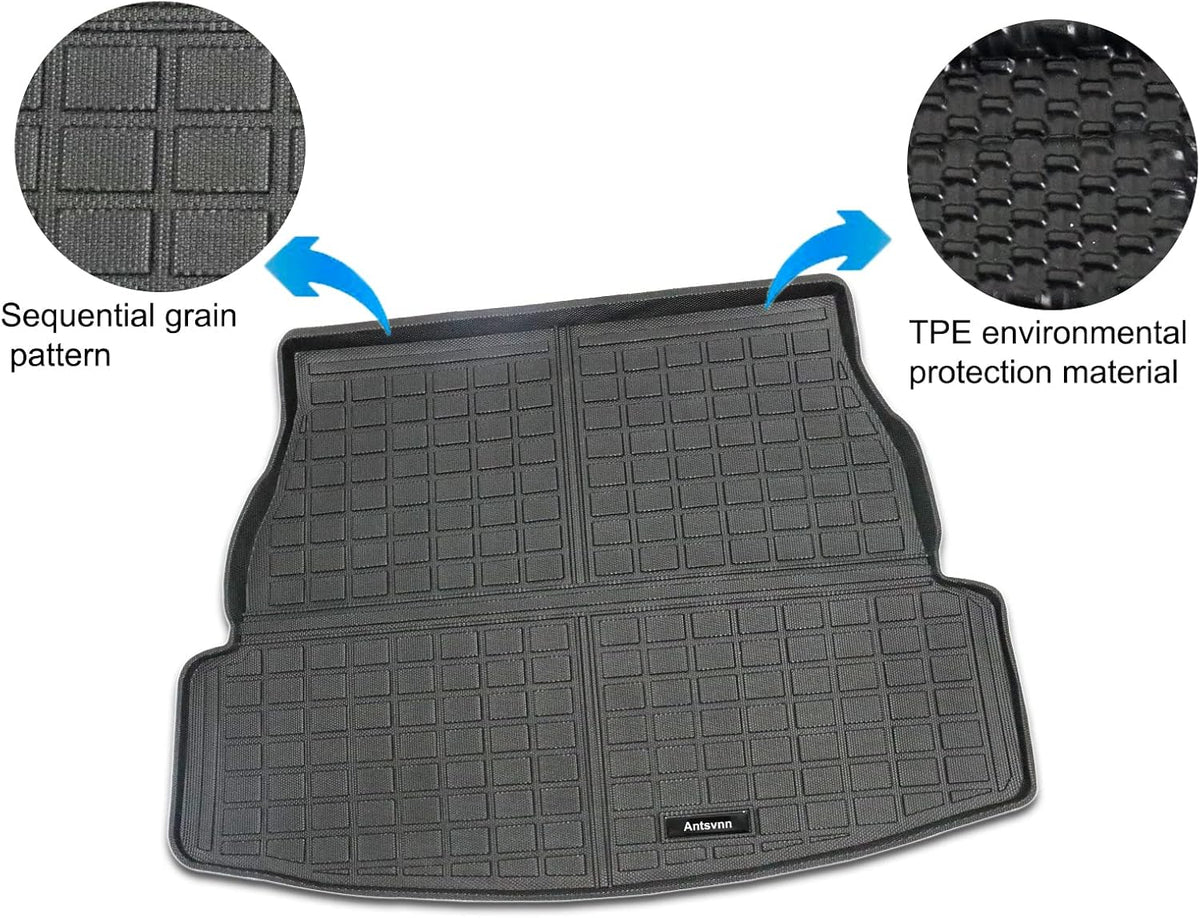 Black Rear Trunk Mats for Toyota RAV4 O789429