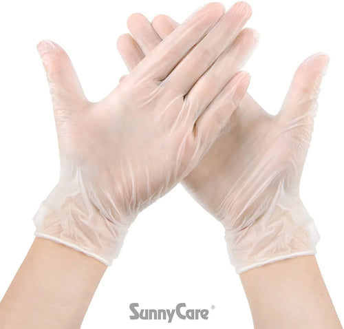 1000pcs Powder Free Disposable Vinyl Gloves XL I714728
