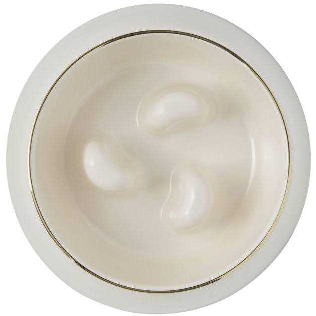 Melamine Slow Feed Dog & Cat Bowl with Gold Trim R4992
