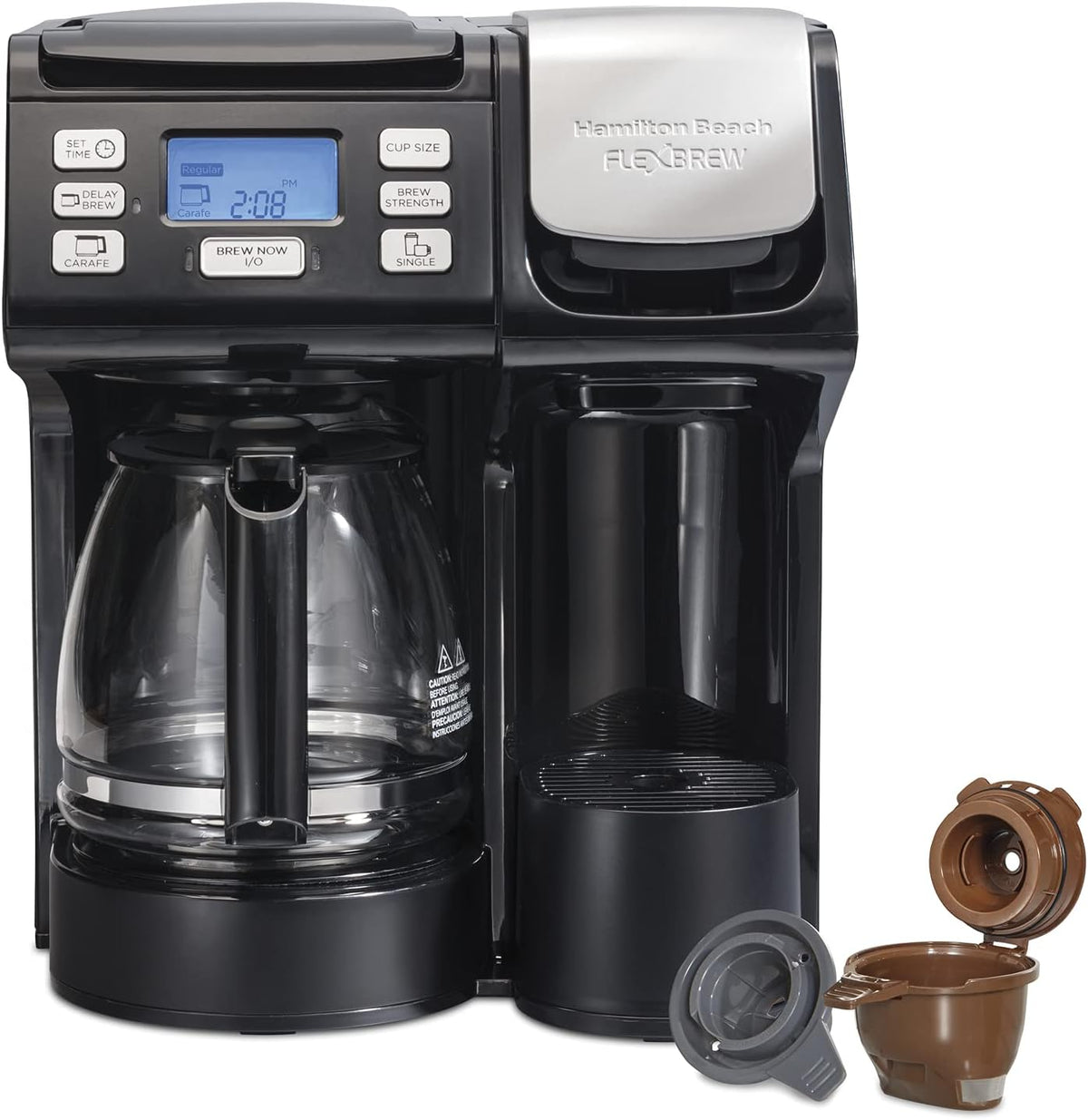 12c Coffee Maker, Single Serve & 12 Cup, Compatible with K-Cup Pods or Grounds S247309