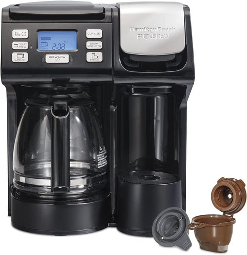 12c Coffee Maker, Single Serve & 12 Cup, Compatible with K-Cup Pods or Grounds S247309