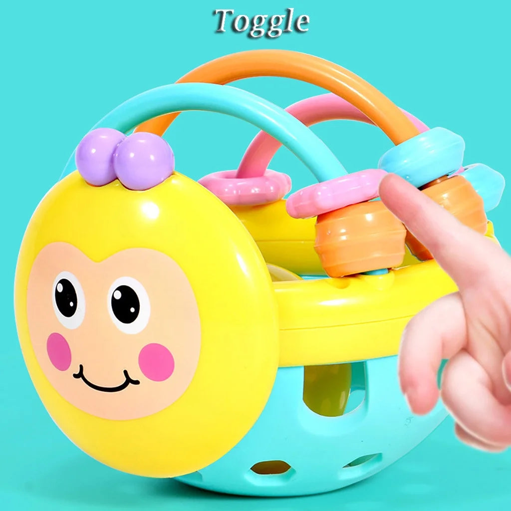 Ball Rattles Bell Infant Baby Plastic Toy Hand Bell Education Toy O872