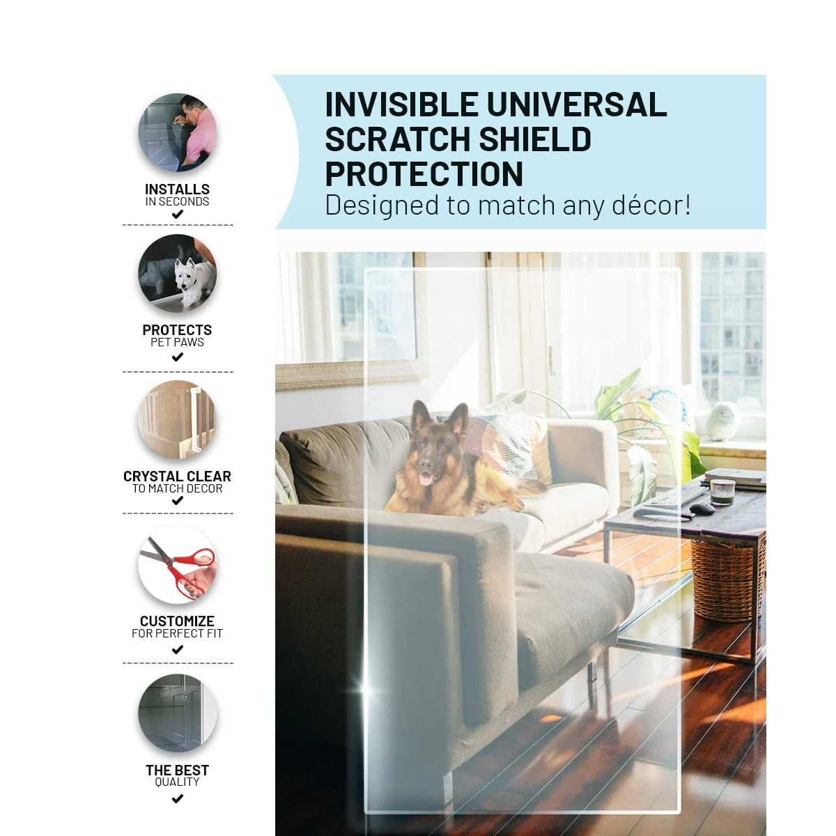 Transparent Scratch-Shield Protection Q600