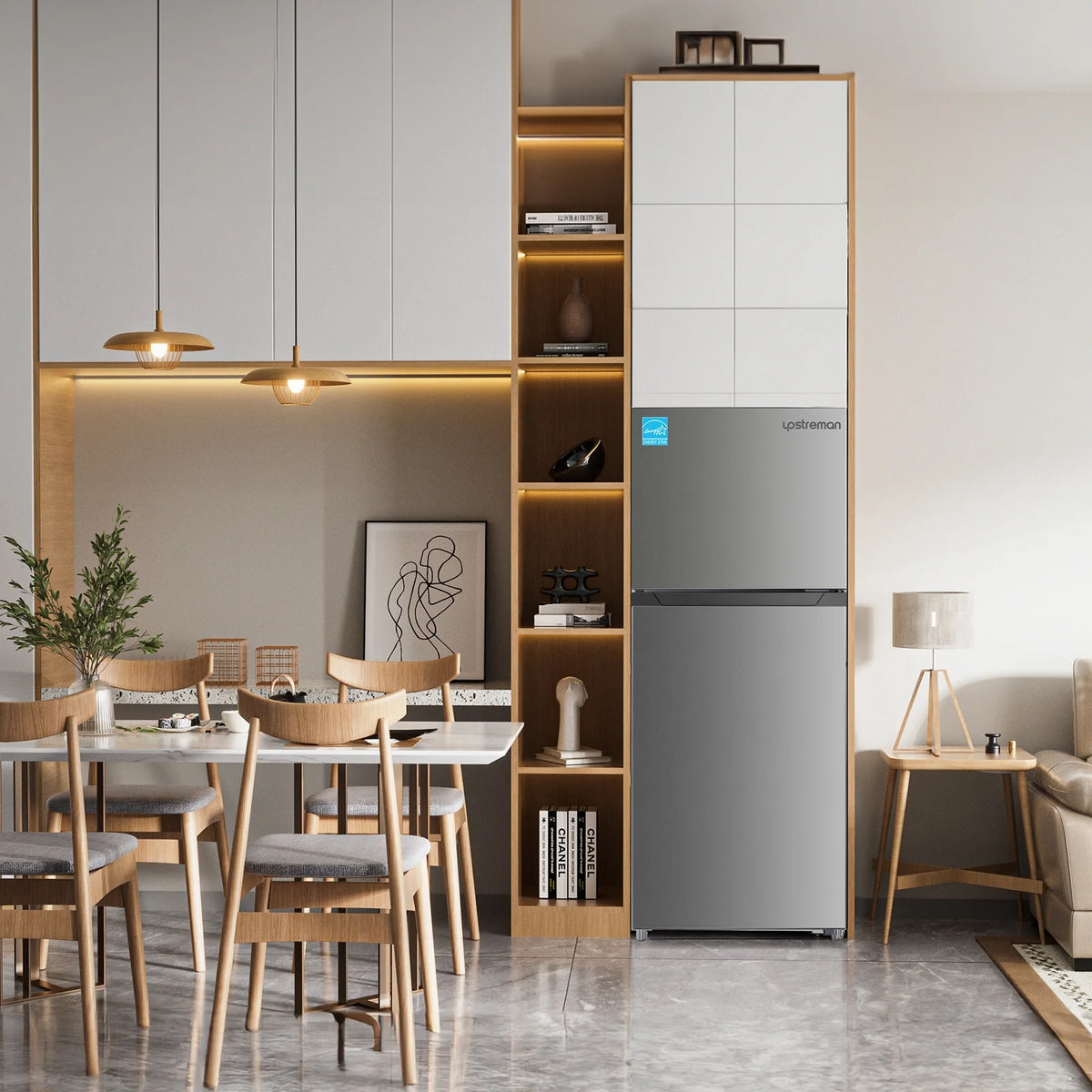 11.6 Cu.Ft. Double Door Fridge with Top Freezer Y50263