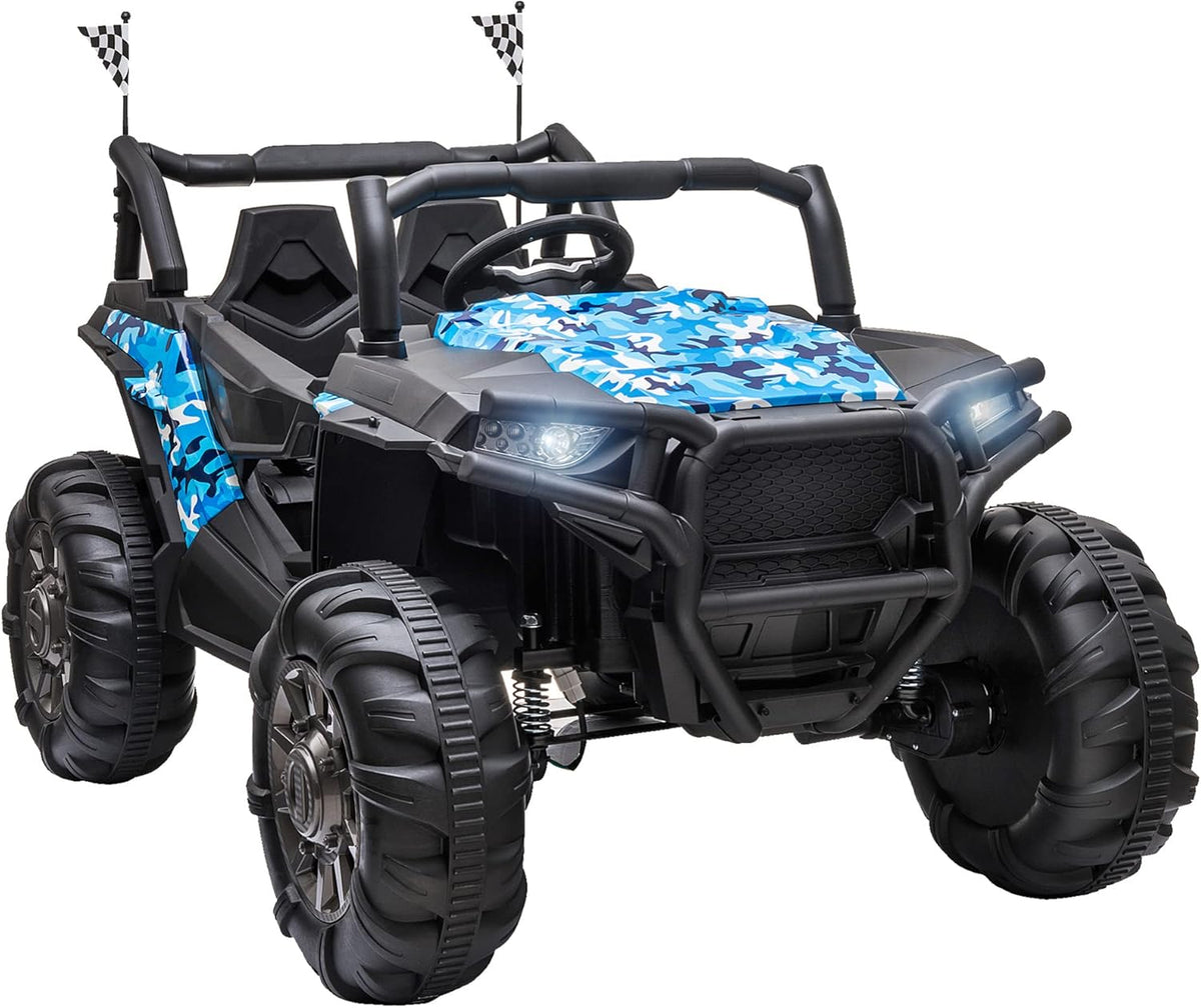 12V 2-Seater Kids Ride On Car Electric Off-Road UTV Truck Toy H376