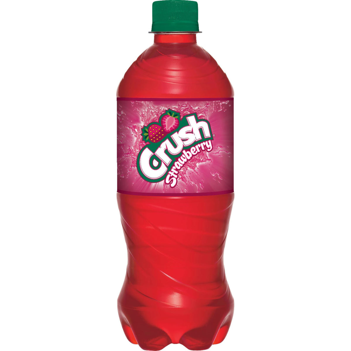Crush Strawberry Soda 20oz Bottles, Quantity of 12 O921