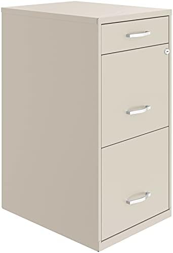 3 Drawer Metal File Cabinet Black D950694