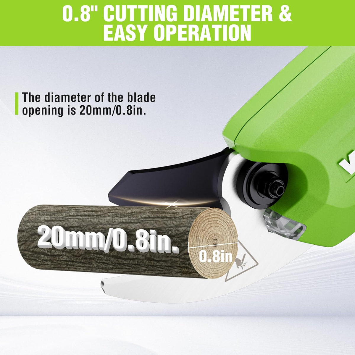 7.2V Electric Pruning Shears with Rechargeable Battery Y384487
