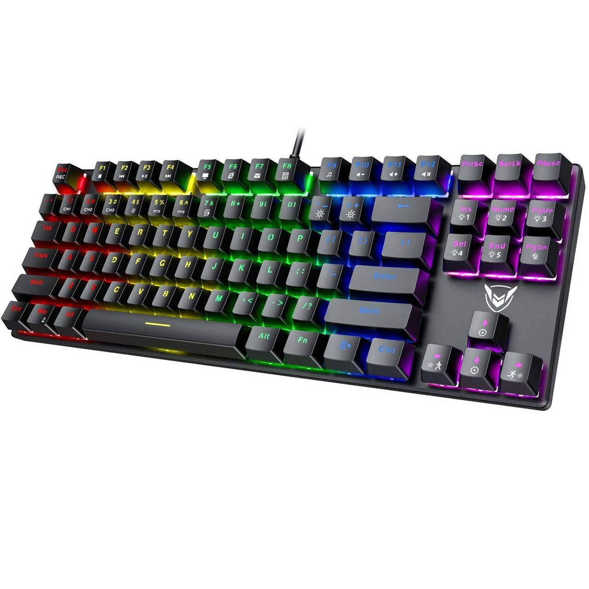 TKL Mechanical Keyboard Rainbow LED Backlit A851777