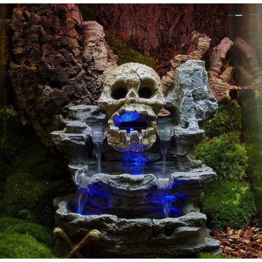 LED Skull Waterfall N320079