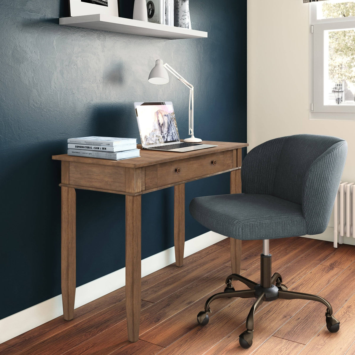 Solid Wood Contemporary Desk Y181