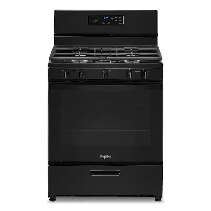 5-Burner Freestanding Gas Range in Black F5661