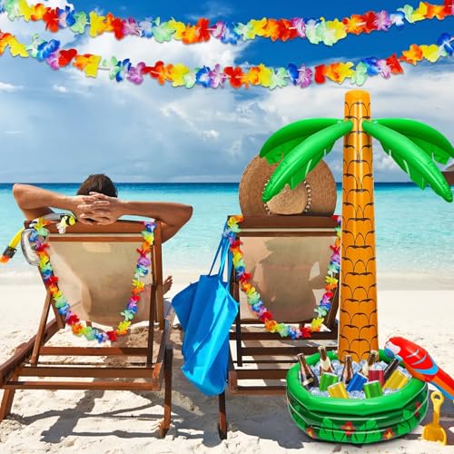 4 Pcs Inflatable Palm Tree Cooler W256