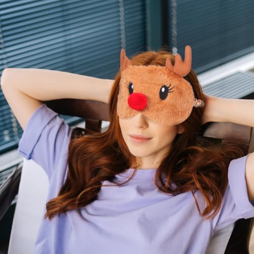 2 Pack Plush 3D Contoured Breathable Sleep Mask R952335