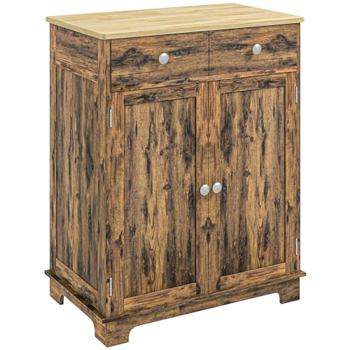 White Sideboard with 3 Drawers and Doors B2576