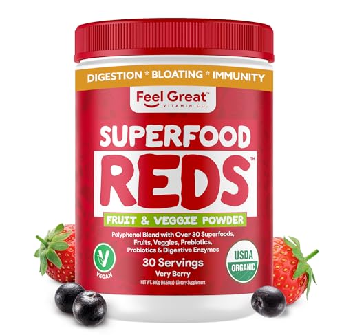 USDA Organic Superfood Reds Powder Supplement J962146