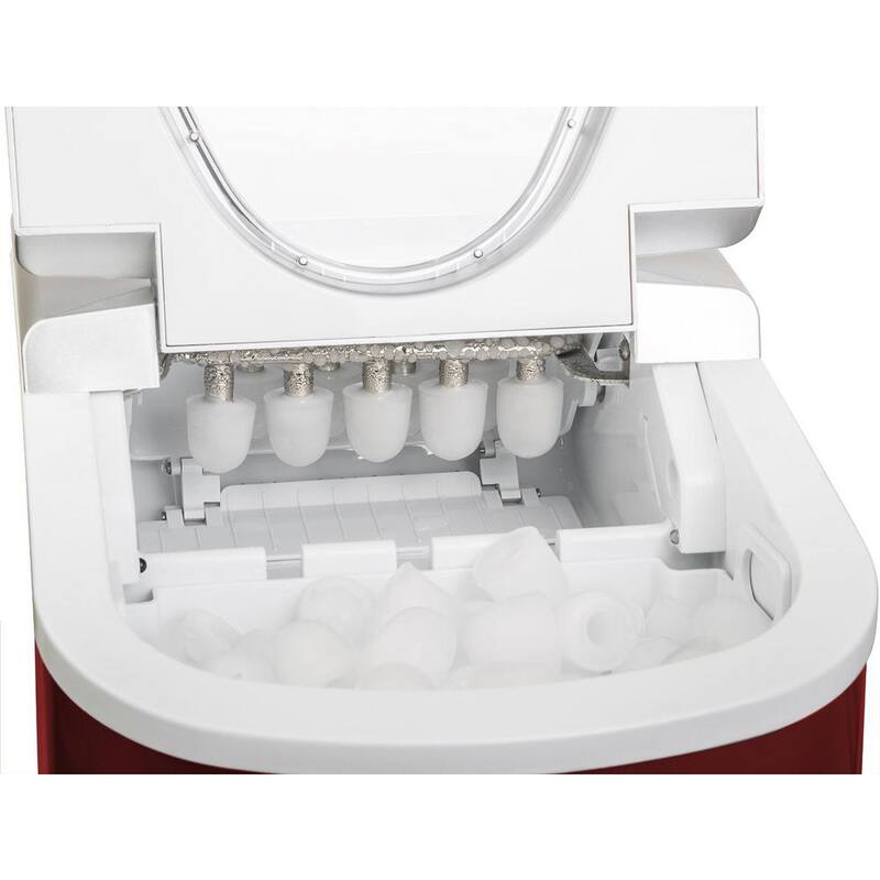 Freestanding Ice Maker in Red B6793