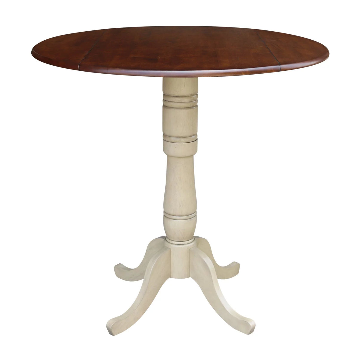 42" Round Dual Drop Leaf Pedestal Table J1422