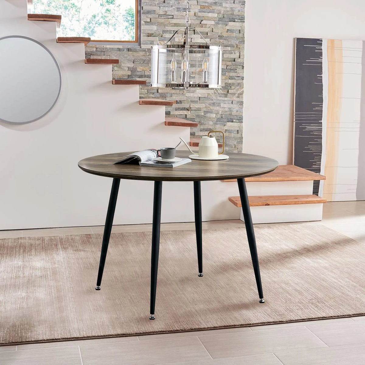 44.8 inch MDF Round Dining Table K5710