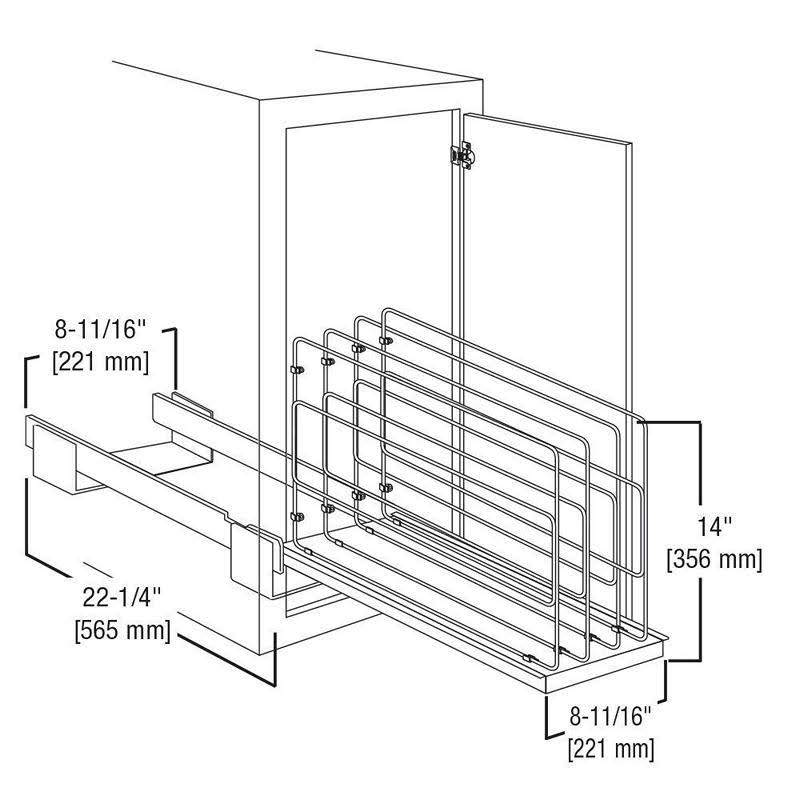 Roll Out Tray Cabinet Organizer J9170