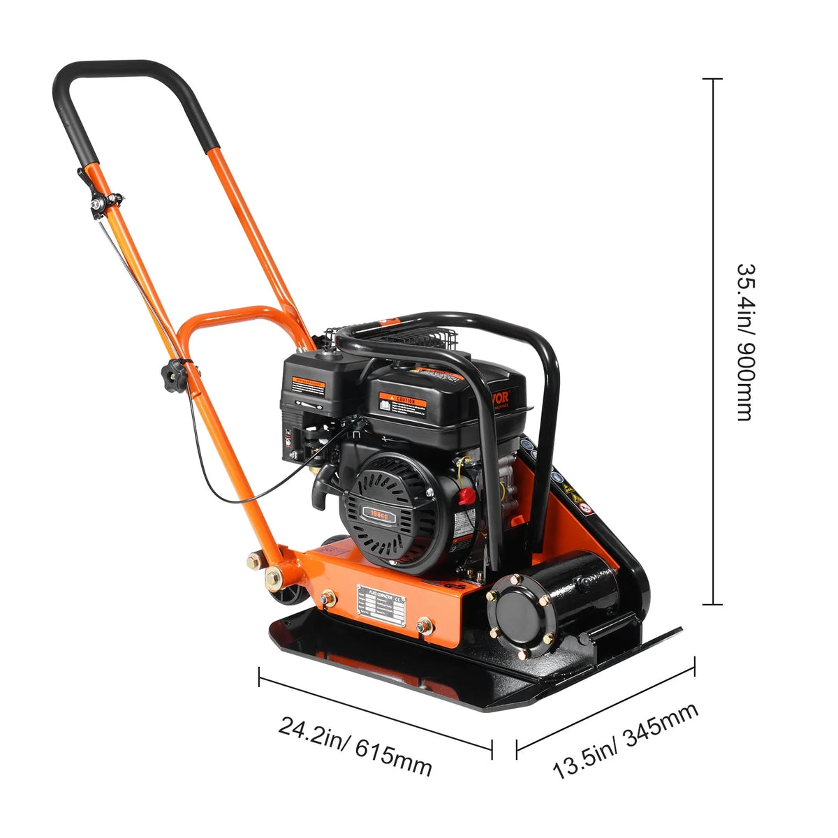 2.8 HP Walk-Behind Plate Compactor Z1945