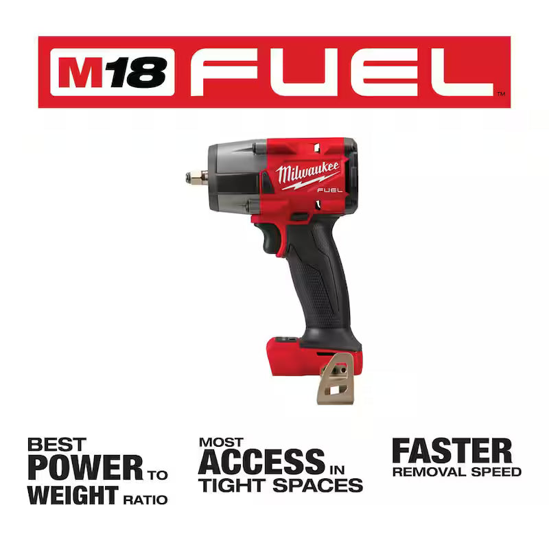 18V Brushless Cordless 3/8 in. Impact Wrench with Friction Ring U79869