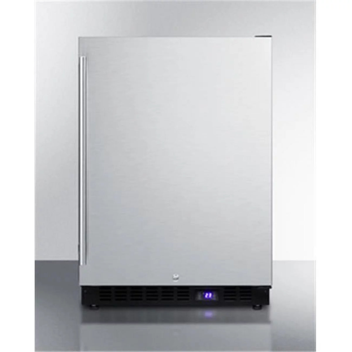 Black Freestanding Upright Freezer E929