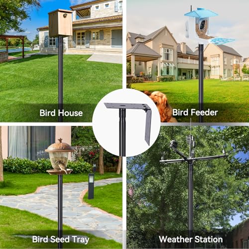1 Pack 109 Inch Heavy Duty Bird Feeder Pole K697