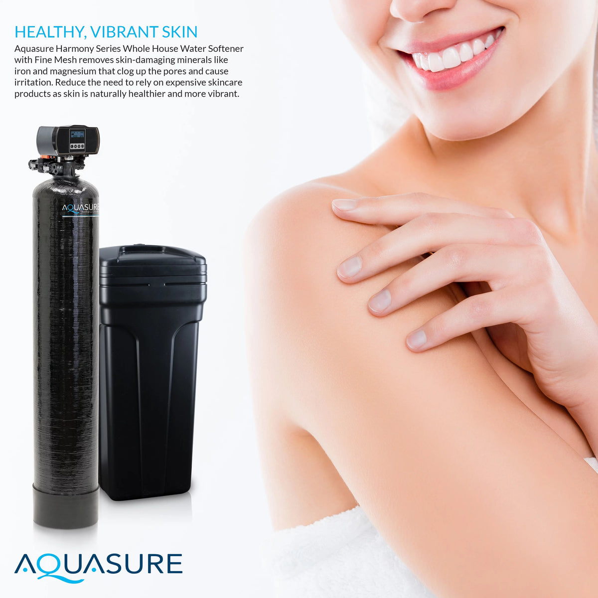 32,000 Grains Water Softener with Digital Head and Fine Mesh Resin D12336